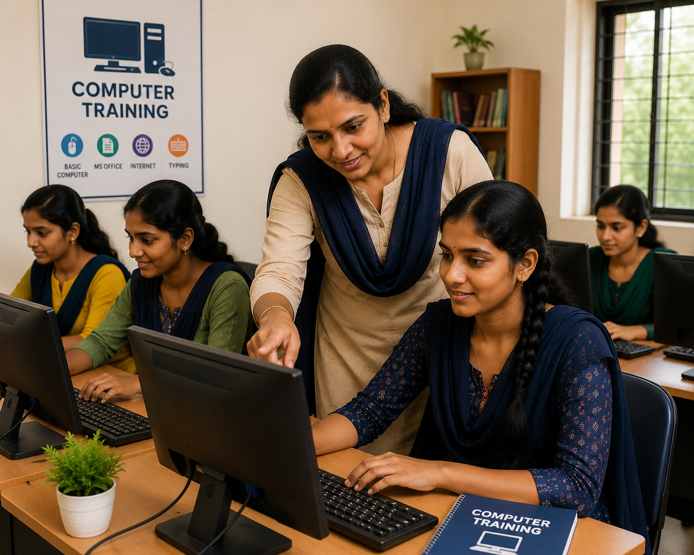 Computer Training for Blind